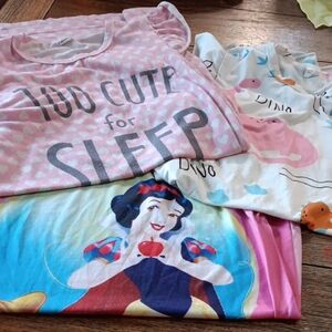 Pink and White Kids Pajama Set Bundle